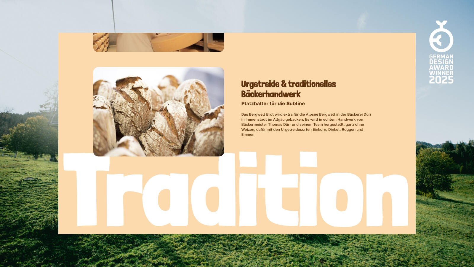 Große Typo. Viel Emotion 🫶